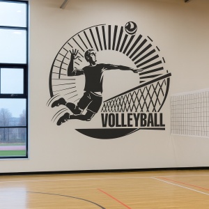 Sticker De Perete Voleyball