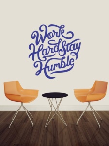 Sticker De Perete Work Hard And Stay Humble - Img 4