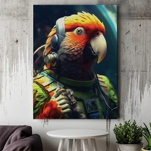 Tablou Animale Fantastice - Astro Parrot