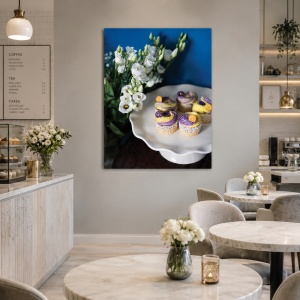 Tablou Bucatarie - Cookies And Flowers