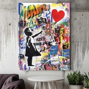 Tablou Canvas - Banksy Urban Art