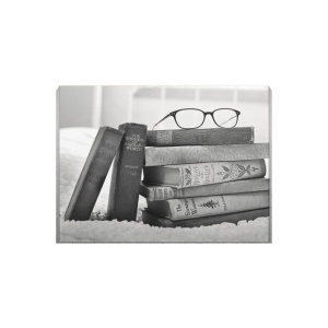 Tablou Canvas Books In Black And White - Img 3