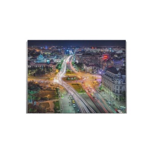 Tablou Canvas Bucharest By Night - Img 2