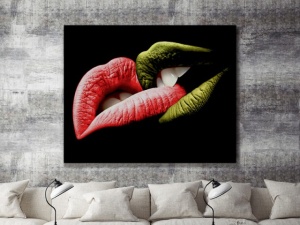 Tablou Canvas - Buze Colorate - Img 2