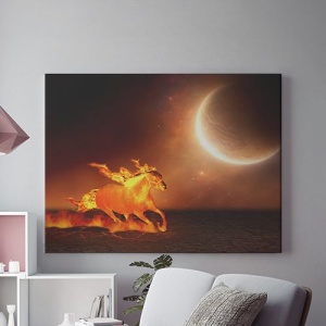 Tablou Canvas Cal In Flacari