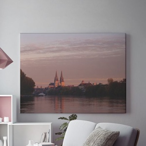 Tablou Canvas Catedrala La Apus
