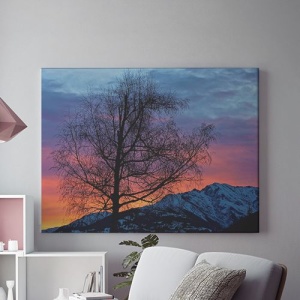 Tablou Canvas Copac Singuratic La Asfintit - Img 2