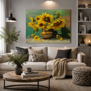 Tablou Canvas Floarea-soarelui