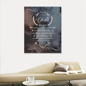 Tablou Canvas In Aceasta Casuta - Univers - Img 2