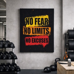 Tablou Canvas Inspirațional - No Fear, No Limits