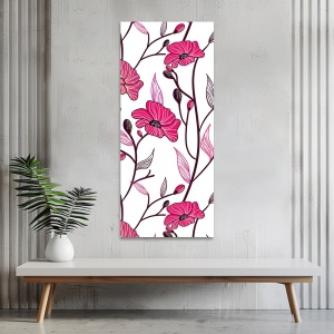 Tablou canvas - Maci stilizati (Floral 124) - Img 4