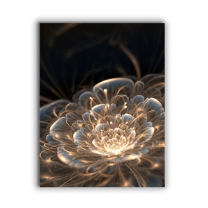 Tablou Canvas Magical Golden Flower - Img 3