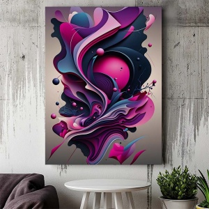 Tablou Canvas Modern Abstract - 3D Vortex - Img 2