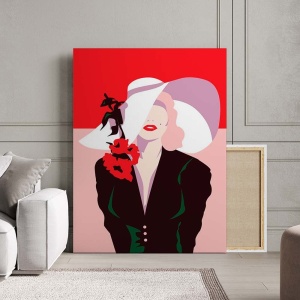 Tablou Canvas Modern Abstract - Classy Marilyn Monroe