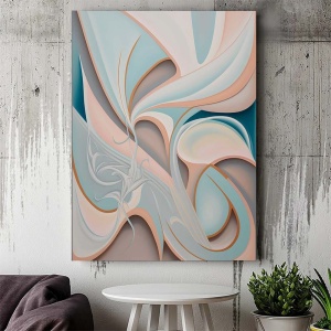 Tablou Canvas Modern Abstract - Pastel abstract immersion