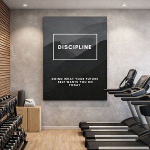 Tablou Canvas Motivational - Discipline (definition)