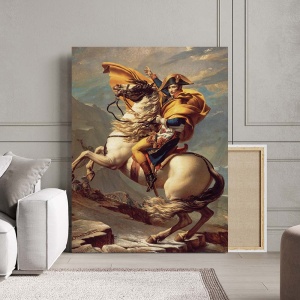 Tablou Canvas "Napoleon Crossing the Alps" - Napoleon Traversând Alpii - Img 3