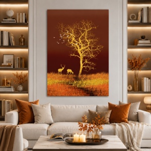 Tablou Canvas Sacred Golden Tree