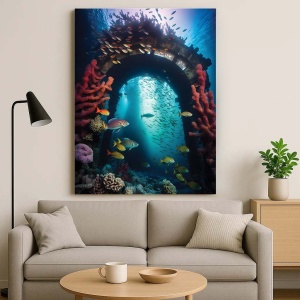 Tablou Canvas Subacvatic portal