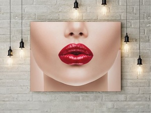Tablou Canvas Tempting Lips - Img 2