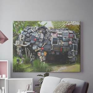 Tablou Canvas Tv Elephant