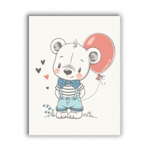 Tablou Copii - Lovely Teddy Friend - Img 2