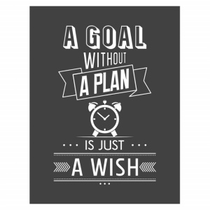 Tablou Motivational - A Goal Without A Plan - Img 4