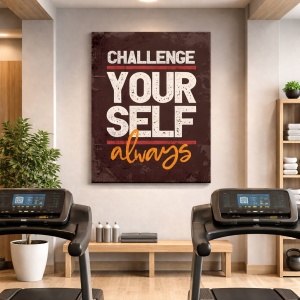 Tablou Motivational - Challenge yourself
