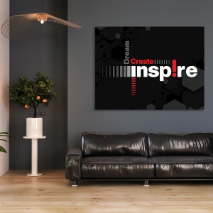 Tablou Motivational - Dream, create, inspire - Img 3