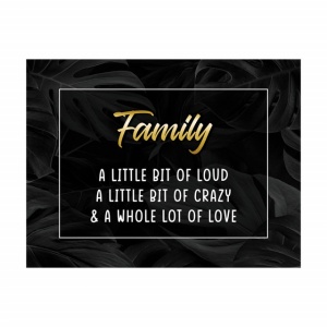 Tablou Motivational - Family, a little bit of love - Img 3