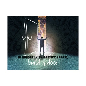 Tablou Motivational - If opportunity doesn't knock (big door) - Img 5