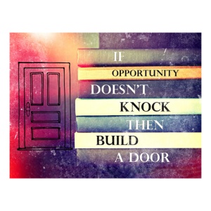 Tablou Motivational - If Opportunity Doesn't Knock (Books) - Img 4