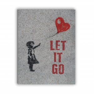 Tablou Motivational - Let It Go (Banksy) - Img 4