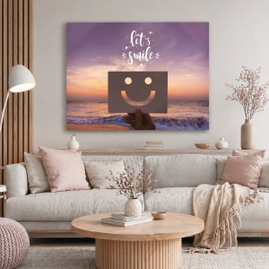 Tablou Motivational - Let's Smile!