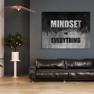 Tablou Motivational - Mindset is everything