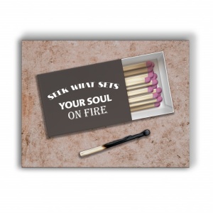 Tablou Motivational - Seek What Sets You On Fire - Img 3