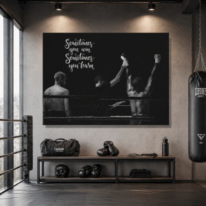 Tablou Motivational - Sometimes You Win, Sometimes You Learn