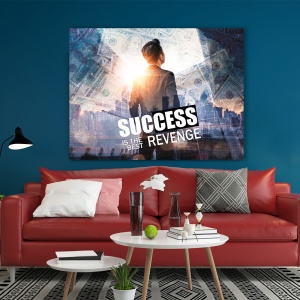 Tablou Motivational - Success is the revenge - Img 4