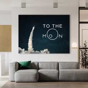 Tablou Motivational - To the moon - Img 2