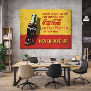 Tablou Motivational - Vintage Coca-Cola