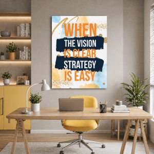 Tablou Motivational - When The Vision Is Clear