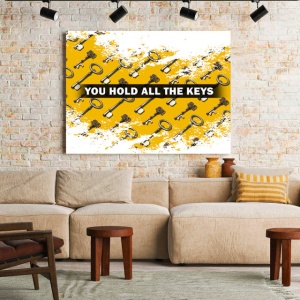 Tablou Motivational - You Hold All The Keys - Img 2