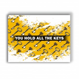 Tablou Motivational - You Hold All The Keys - Img 4