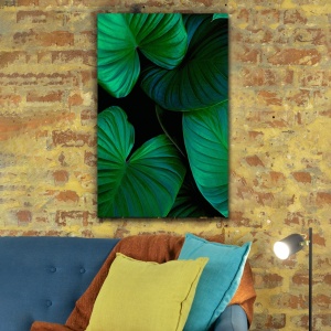Tablou Vegetatie - Dark Green Tropical Leaves (068) - Img 4