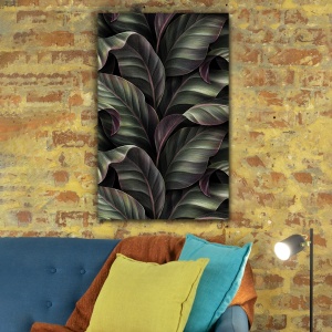 Tablou Vegetatie - Dark Tropical Leaves (025) - Img 4