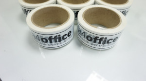 Benzi adezive personalizate cu logo - 180buc - 50mm x 66m - Img 2