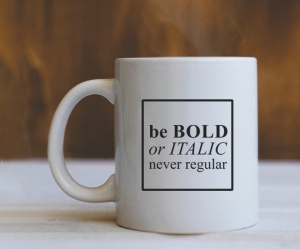 Cana Cu Mesaj - Be Bold