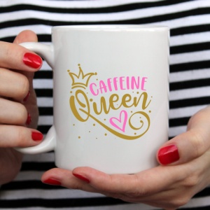 Cana cu Mesaj Caffeine Queen - Img 4