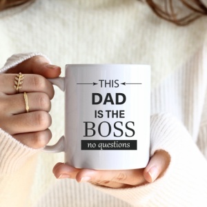 Cana cu Mesaj This Dad Is The Boss - Img 3