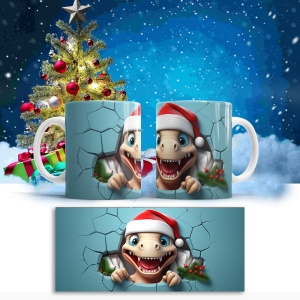 Cana De Craciun - Baby Christmas Dino 3D - Img 2